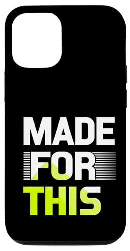 MADE FOR THIS Fett typografisch Hülle für iPhone 12/12 Pro von Kühnes typografisches Design