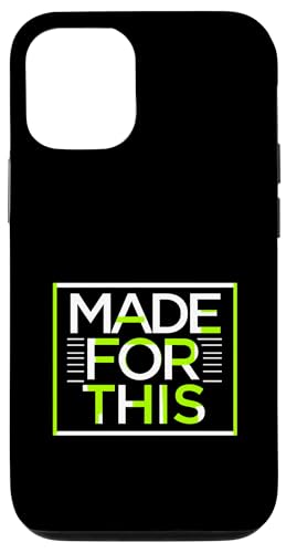 MADE FOR THIS Fett typografisch Hülle für iPhone 12/12 Pro von Kühnes typografisches Design