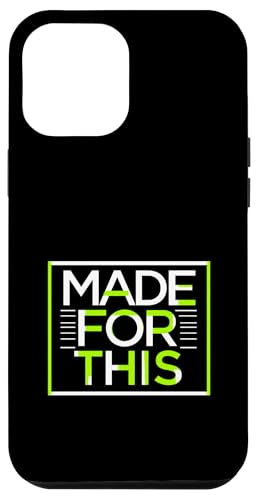 MADE FOR THIS Fett typografisch Hülle für iPhone 12 Pro Max von Kühnes typografisches Design