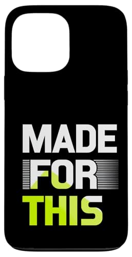MADE FOR THIS Fett typografisch Hülle für iPhone 13 Pro Max von Kühnes typografisches Design