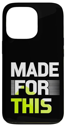 MADE FOR THIS Fett typografisch Hülle für iPhone 13 Pro von Kühnes typografisches Design