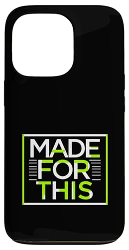 MADE FOR THIS Fett typografisch Hülle für iPhone 13 Pro von Kühnes typografisches Design