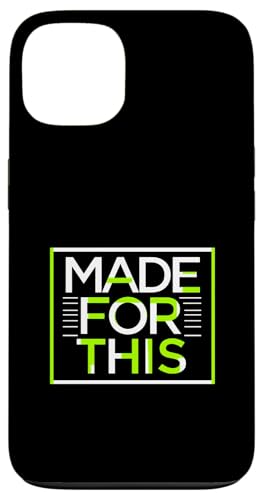 MADE FOR THIS Fett typografisch Hülle für iPhone 13 von Kühnes typografisches Design
