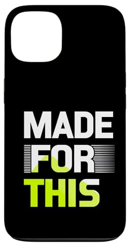 MADE FOR THIS Fett typografisch Hülle für iPhone 13 von Kühnes typografisches Design