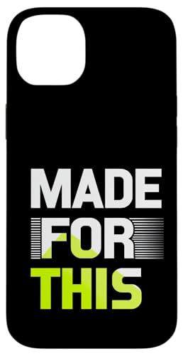 MADE FOR THIS Fett typografisch Hülle für iPhone 14 Plus von Kühnes typografisches Design