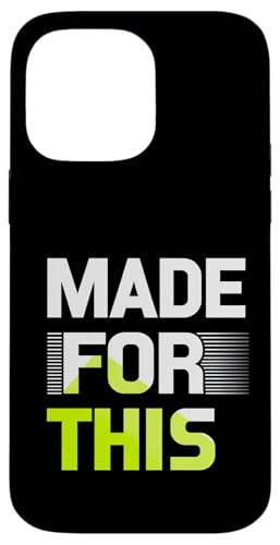 MADE FOR THIS Fett typografisch Hülle für iPhone 14 Pro Max von Kühnes typografisches Design