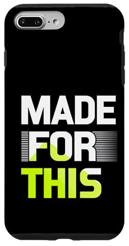 MADE FOR THIS Fett typografisch Hülle für iPhone 7 Plus/8 Plus von Kühnes typografisches Design