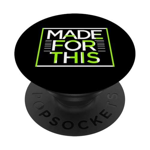 MADE FOR THIS Fett typografisch PopSockets Klebender PopGrip MADE FOR THIS Fett typografisch PopSockets Klebender PopGrip von Kühnes typografisches Design