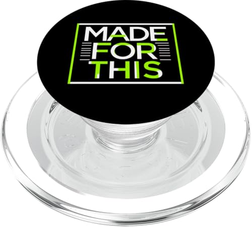 MADE FOR THIS Fett typografisch PopSockets PopGrip für MagSafe von Kühnes typografisches Design