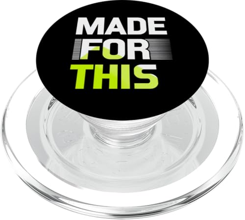 MADE FOR THIS Fett typografisch PopSockets PopGrip für MagSafe von Kühnes typografisches Design