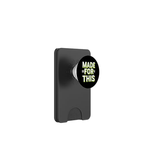 MADE FOR THIS Fett typografisch PopSockets PopWallet für MagSafe von Kühnes typografisches Design