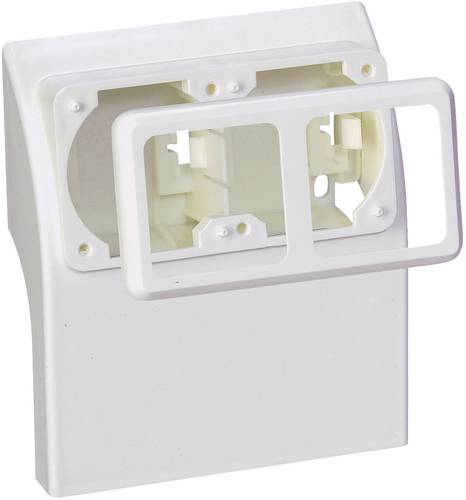 75581 Elektro-Sockelleistensystem Steckdosencontainer Weiß 1St. von Kündahl-Weitzel