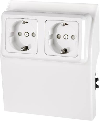 75583 Elektro-Sockelleistensystem Steckdosencontainer Weiß 1St. von Kündahl-Weitzel