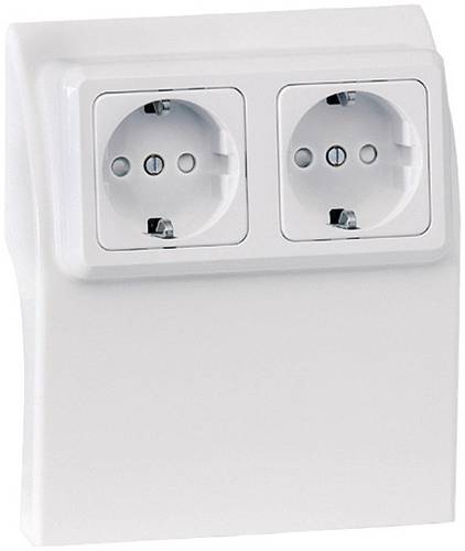 75584 Elektro-Sockelleistensystem Steckdosencontainer Weiß 1St. von Kündahl-Weitzel