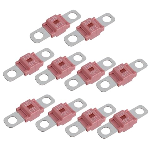 Kueohse/Midi-Sicherung 125 A Hochstromsicherung Anschraubsicherung 125 Amp für Autos, LKWs, Baufahrzeuge, Wohnwagen 10 StüCk Kueohse/Midi-Sicherung 125 A Hochstromsicherung Anschraubsicherung 125 Amp für Autos, LKWs, Baufahrzeuge, Wohnwagen 10 StüCk von Kueohse