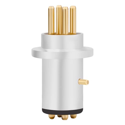 Kueohse 1 Stück Vergoldeter DIN-Stecker für Plattenspieler, Tonarm, 4-Poliger DIN-Stecker, Ersatzzubehör für REGA Linn ROKSAN Project Grace Kueohse 1 Stück Vergoldeter DIN-Stecker für Plattenspieler, Tonarm, 4-Poliger DIN-Stecker, Ersatzzubehör für REGA Linn ROKSAN Project Grace von Kueohse