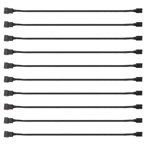 Kueohse 10 StüCk 4 Pin PWM LüFter VerläNgerung Strom Kabel Anschluss GehäUse Stecker Buchse VerläNgerung Kabel Kompatibel mit 4 Pin / 3 Pin LüFter Kueohse 10 StüCk 4 Pin PWM LüFter VerläNgerung Strom Kabel Anschluss GehäUse Stecker Buchse VerläNgerung Kabel Kompatibel mit 4 Pin / 3 Pin LüFter von Kueohse