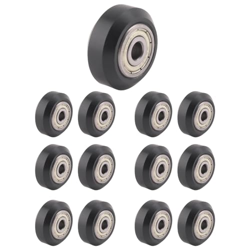 Kueohse [13 StüCk/Pack 3D Drucker POM Riemenscheiben 625Zz Linear Lagerung Ulley Passive Rund Rad Rolle für CR10, 3 Kueohse [13 StüCk/Pack 3D Drucker POM Riemenscheiben 625Zz Linear Lagerung Ulley Passive Rund Rad Rolle für CR10, 3 von Kueohse