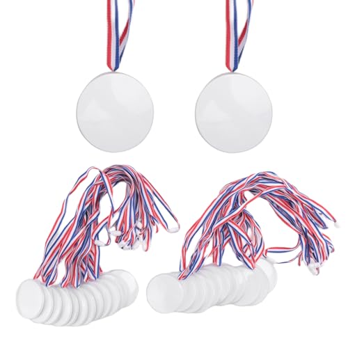 Kueohse 24 Stück Kunststoff-Medaillen-Umhängeband. Sie Ihre Eigenen Auszeichnungsmedaillen, DIY-Medaille für Kinder, Unternehmen, Sport, Festivals. Kueohse 24 Stück Kunststoff-Medaillen-Umhängeband. Sie Ihre Eigenen Auszeichnungsmedaillen, DIY-Medaille für Kinder, Unternehmen, Sport, Festivals. von Kueohse