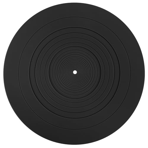 Kueohse 295mm Silikon-Turntable-Matte Anti-Vibrations-Slipmat Plattenspieler-Matte für LP Vinyl-Schallplatte Audio-Ersatzteilzugang B Kueohse 295mm Silikon-Turntable-Matte Anti-Vibrations-Slipmat Plattenspieler-Matte für LP Vinyl-Schallplatte Audio-Ersatzteilzugang B von Kueohse