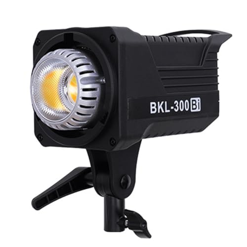 Kueohse 300 W Bi-LED-Videoleuchte, Kontinuierliche LED-Beleuchtung mit 2,4 G Kabelloser Fernbedienung für Portraitfotografie, EU-Stecker von Kueohse