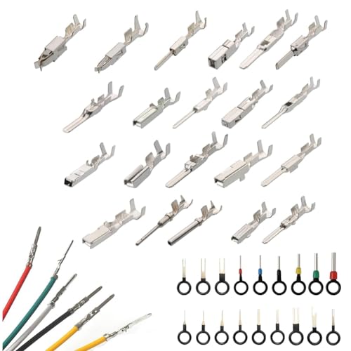 Kueohse 340 Stück 1/1,5/1,8/2,2/2,8/3,5 mm Anschlussstifte Kabelbaumstift Stecker Buchse Kfz-Elektrik-Steckverbindersatz Autokabel Kueohse 340 Stück 1/1,5/1,8/2,2/2,8/3,5 mm Anschlussstifte Kabelbaumstift Stecker Buchse Kfz-Elektrik-Steckverbindersatz Autokabel von Kueohse