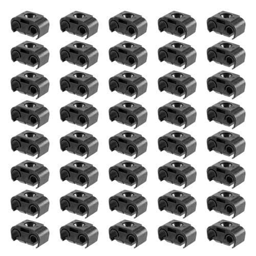 Kueohse 40 STÜCKE 2 Bremse Leitungs Halter Clip Halter Halterung 811611797 Doppel Rohr Basis Bremse Kabel Clip 4,75 Mm Schwarz Kueohse 40 STÜCKE 2 Bremse Leitungs Halter Clip Halter Halterung 811611797 Doppel Rohr Basis Bremse Kabel Clip 4,75 Mm Schwarz von Kueohse