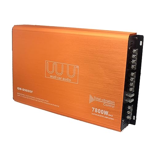 Kueohse Auto-Audio-LeistungsverstäRker, 12 V, 7800 W, 4-Kanal-Stereo-Audio, Einstellbares Vorderes und Hinteres Schallfeld, Auto-Sound-VerstäRker Kueohse Auto-Audio-LeistungsverstäRker, 12 V, 7800 W, 4-Kanal-Stereo-Audio, Einstellbares Vorderes und Hinteres Schallfeld, Auto-Sound-VerstäRker von Kueohse
