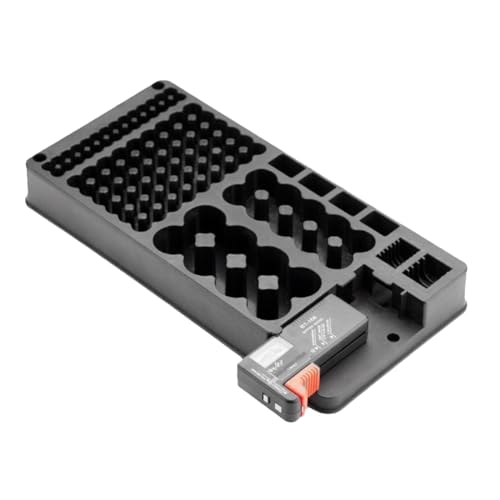 Kueohse Batterie-Aufbewahrungsbox, Organizer-Halter mit Digitalanzeige und Tester Zur Überprüfung des Batteriestands für AAA, AA, CD, 9 V Kueohse Batterie-Aufbewahrungsbox, Organizer-Halter mit Digitalanzeige und Tester Zur Überprüfung des Batteriestands für AAA, AA, CD, 9 V von Kueohse