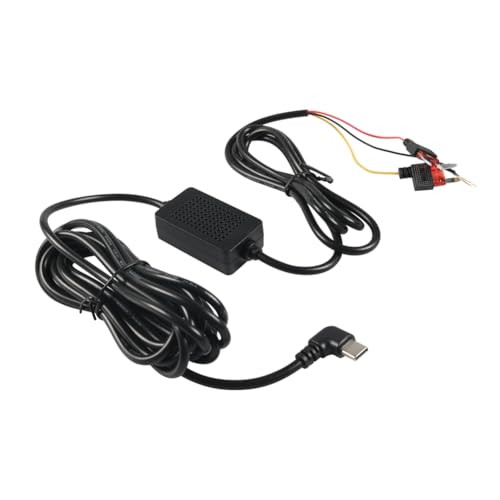 Kueohse Dashcam-Zubehör-Verdrahtungssatz, USB-Typ-C-Dashcam-Kit-Step-Down-Kabel, 12 V-24 V auf DC 5 V 3 A Auto-Dash-Ladekabel Kueohse Dashcam-Zubehör-Verdrahtungssatz, USB-Typ-C-Dashcam-Kit-Step-Down-Kabel, 12 V-24 V auf DC 5 V 3 A Auto-Dash-Ladekabel von Kueohse