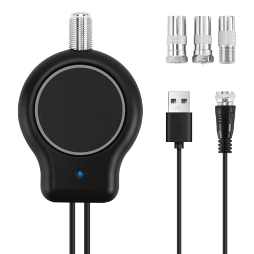 Kueohse Digitaler HDTV-Signalverstärker für Den Außenbereich oder Den Innenbereich, TV-Antennensignalverstärker, HD FM DVB, USB-Betrieben, 32 DBI Kueohse Digitaler HDTV-Signalverstärker für Den Außenbereich oder Den Innenbereich, TV-Antennensignalverstärker, HD FM DVB, USB-Betrieben, 32 DBI von Kueohse