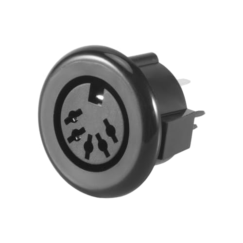 Kueohse Female 5-Pin DIN-Stecker Plattenmontage Tastatur Kabel Stecker Adapter Kueohse Female 5-Pin DIN-Stecker Plattenmontage Tastatur Kabel Stecker Adapter von Kueohse