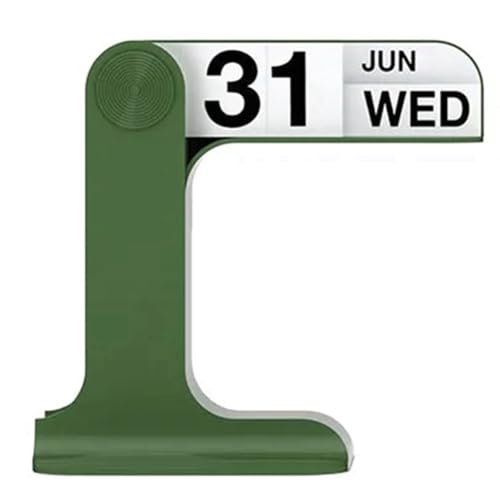 Kueohse Flippbarer Kalender, Drehbarer Schreibtischkalender, Kunsthandwerk, Ornamente für Zuhause, Ersatzteile, Zubehörteile für das Wohnzimmer, Grün Kueohse Flippbarer Kalender, Drehbarer Schreibtischkalender, Kunsthandwerk, Ornamente für Zuhause, Ersatzteile, Zubehörteile für das Wohnzimmer, Grün von Kueohse