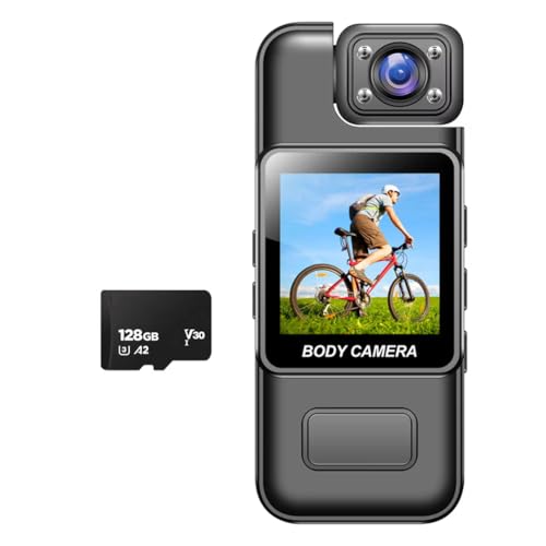 Kueohse HD-Kamera mit 128 GB SD-Karte, Tragbarer Digitaler Videorekorder mit Infrarot-Nachtsicht für Sport-DV-Fahrten Kueohse HD-Kamera mit 128 GB SD-Karte, Tragbarer Digitaler Videorekorder mit Infrarot-Nachtsicht für Sport-DV-Fahrten von Kueohse