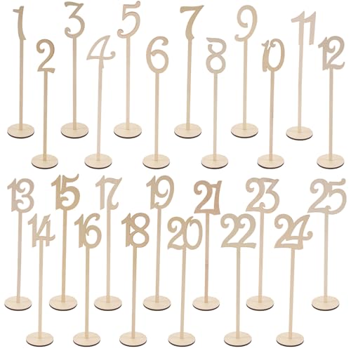Kueohse Hochzeit Tischnummern 1-25 Stueck Vintage Zuhause Geburtstag Party Veranstaltung Bankett Gefaelligkeiten Zeichen Farbsatz Staender mit Basis Halter Catering Empfang Kueohse Hochzeit Tischnummern 1-25 Stueck Vintage Zuhause Geburtstag Party Veranstaltung Bankett Gefaelligkeiten Zeichen Farbsatz Staender mit Basis Halter Catering Empfang von Kueohse