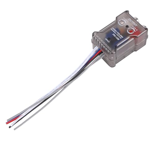 Kueohse Hohes Level Lautsprecher Signal zu Niedriges Niveau Cinch Adapter Auto Audio Hoch zu Niedrig Absteigend Subwoofer Audio Konverter Kueohse Hohes Level Lautsprecher Signal zu Niedriges Niveau Cinch Adapter Auto Audio Hoch zu Niedrig Absteigend Subwoofer Audio Konverter von Kueohse