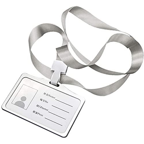 Kueohse Horizontaler Stil ID Karten Halter Aus Aluminium Legierung mit Lanyard Ausschnitt für Damen und Herren Visiten Karten Halter Kueohse Horizontaler Stil ID Karten Halter Aus Aluminium Legierung mit Lanyard Ausschnitt für Damen und Herren Visiten Karten Halter von Kueohse
