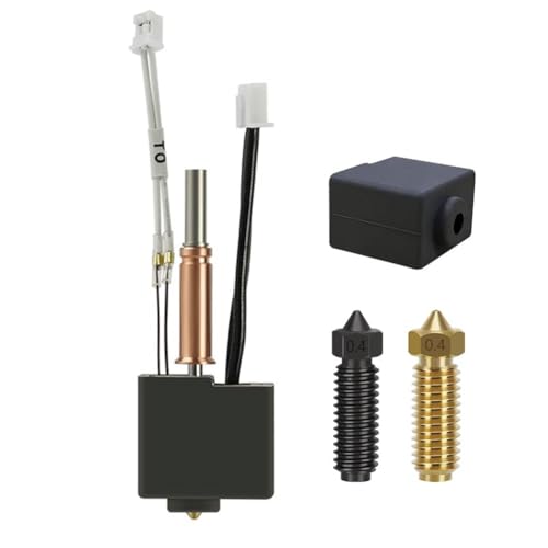 Kueohse Hotend für -3 Combo Druckkopf-Extruder-Kit Heizblock Heizpatronen-Thermistor mit Zusätzlichen 0,4-Mm-Düsen Kueohse Hotend für -3 Combo Druckkopf-Extruder-Kit Heizblock Heizpatronen-Thermistor mit Zusätzlichen 0,4-Mm-Düsen von Kueohse