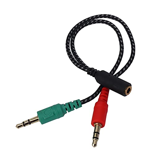 Kueohse Kopfhoerer-Splitter Fuer Computer, Kopfhoerer-Adapter Fuer PC Audio & Mic, 3,5 mm Buchse auf Dual 3,5 mm Stecker Kueohse Kopfhoerer-Splitter Fuer Computer, Kopfhoerer-Adapter Fuer PC Audio & Mic, 3,5 mm Buchse auf Dual 3,5 mm Stecker von Kueohse