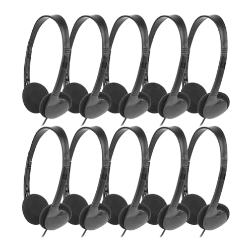 Kueohse Kopfhörer für Den Unterricht, 10er-Pack für die Schule, Ohrhörer 3,5 mm Audio-Headset für Schüler, Kinder, Kleinkinder, Teenager Kueohse Kopfhörer für Den Unterricht, 10er-Pack für die Schule, Ohrhörer 3,5 mm Audio-Headset für Schüler, Kinder, Kleinkinder, Teenager von Kueohse