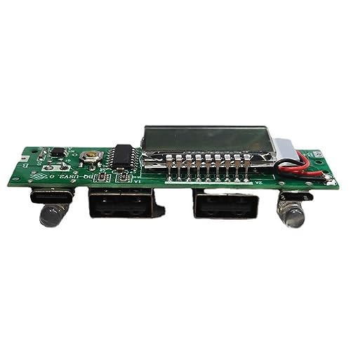 Kueohse Lithium-Batterie-Ladegerät-Board, Mobiles Power-Board, Motherboard, LED, Dual-USB, 5 V, 2,4 A, Platine, Micro/Typ-C-USB-Powerbank, 18650-Lademodul Kueohse Lithium-Batterie-Ladegerät-Board, Mobiles Power-Board, Motherboard, LED, Dual-USB, 5 V, 2,4 A, Platine, Micro/Typ-C-USB-Powerbank, 18650-Lademodul von Kueohse