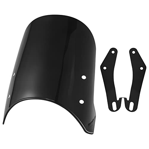 Kueohse Luftstrom Einstellbare Universal Motorrad Scheinwerfer Windschutzscheibe Windschutzscheibe Wind Abweiser Motorrad Universal ZubehöR von Kueohse