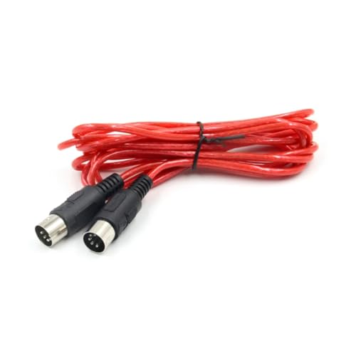Kueohse MIDI-Verlängerungskabel 5-Pin Stecker An Stecker MIDI-Kabel für E-Piano, Gitarre, Instrument, PC-Kabel 0, Kueohse MIDI-Verlängerungskabel 5-Pin Stecker An Stecker MIDI-Kabel für E-Piano, Gitarre, Instrument, PC-Kabel 0, von Kueohse