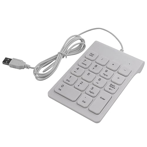 Kueohse Mini USB Kabel Ziffern Block Tastatur 18 Tasten Digitale Tastatur für die Abrechnung Teller Laptop Android Notebook Tablets PC () von Kueohse