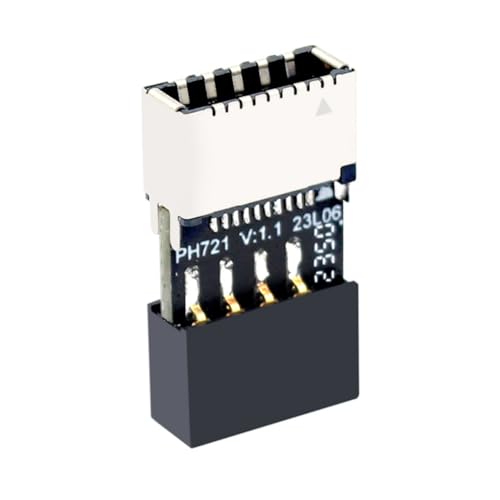 Kueohse Motherboard USB 2.0 9Pin auf Type-E Buchse AdaptergehäUse Type-C Buchse 9-Pin USB 2.0 Extender Karte Kueohse Motherboard USB 2.0 9Pin auf Type-E Buchse AdaptergehäUse Type-C Buchse 9-Pin USB 2.0 Extender Karte von Kueohse