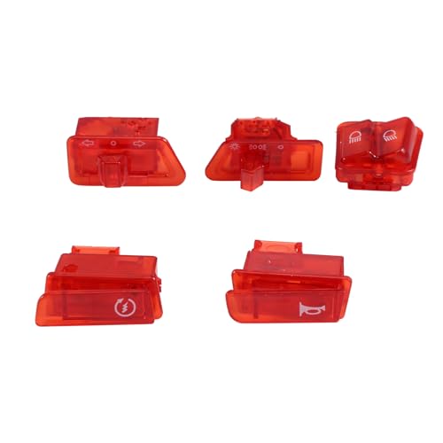 Kueohse Motorrad Blinker Schalter Fern- und Nahen Licht Hupe für Scooter GY6 50Cc 125Cc 150Cc AF17 AF18 Rot Kueohse Motorrad Blinker Schalter Fern- und Nahen Licht Hupe für Scooter GY6 50Cc 125Cc 150Cc AF17 AF18 Rot von Kueohse