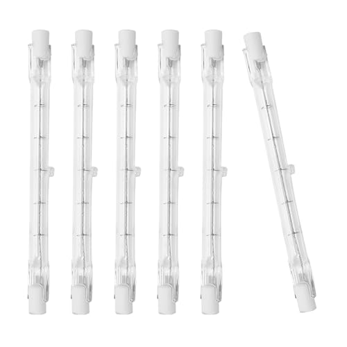 Kueohse R7S-Halogenlampe, 118 Mm, 200 W, 230 V, Halogenlampe, R7S, Dimmbar, Halogen-Stablampe, 6 Stück Kueohse R7S-Halogenlampe, 118 Mm, 200 W, 230 V, Halogenlampe, R7S, Dimmbar, Halogen-Stablampe, 6 Stück von Kueohse