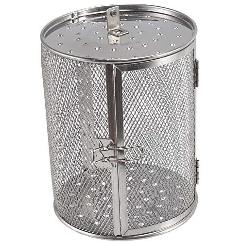 Kueohse Rotisserie Korb, 14X18Cm Edelstahl Ofen Bratkorb BackkäFig für BBQ Grill Backgeschirr Werkzeug Luftfritteuse Grill Kueohse Rotisserie Korb, 14X18Cm Edelstahl Ofen Bratkorb BackkäFig für BBQ Grill Backgeschirr Werkzeug Luftfritteuse Grill von Kueohse