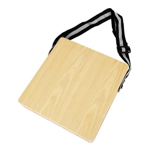 Kueohse Tragbare -Holzkistentrommel, Handschlaginstrument für Kinder und Erwachsene, Cajon-Handtrommel von Kueohse