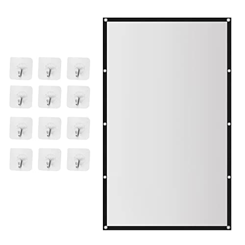 Kueohse Tragbare Projektionswand für Heimkino HD Foldable Anti-Crease (120) von Kueohse
